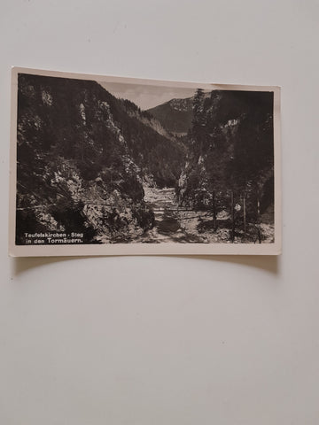 AK Teufelskirchen-Steg in den Tormäuern. (1942)
