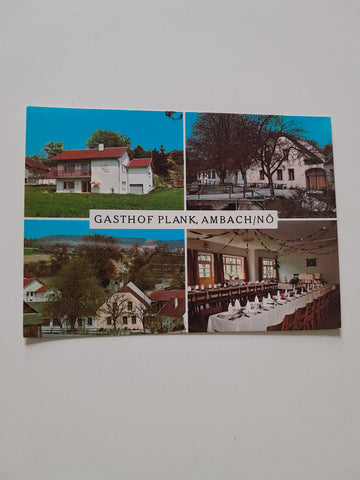 AK Ambach 10. Gasthof Plank. Ober Wölbing.