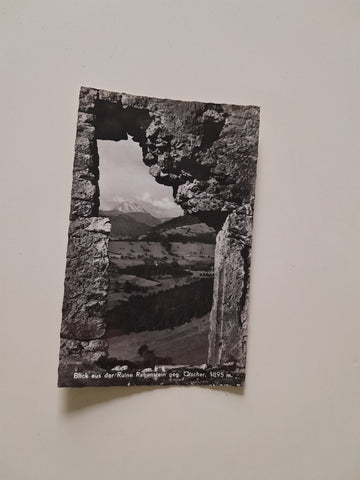 AK Blick aus der Ruine Rabenstein geg. Ötscher. (1966)
