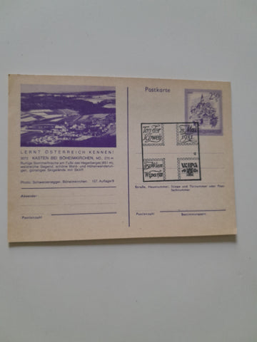 Postkarte Kasten bei Böheimkirchen.