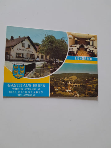 AK Eichgraben. Gasthaus Erber Wiener Straße 87.