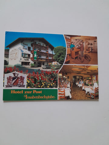 AK Laaben 33. Hotel zur Post Fam. Steinberger. Laabenbachstube.