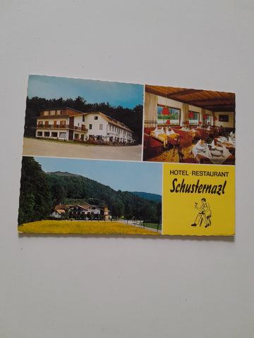 AK Grubenau 12. Hotel Restaurant Schusternazl. Inhaber: Franz Ulm.