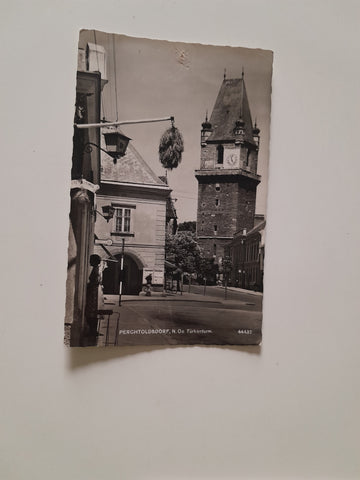 AK Perchtoldsdorf. Türkenturm. (1959)