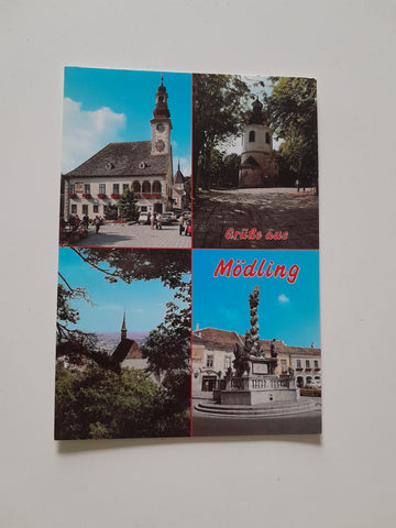 AK Grüße aus Mödling.