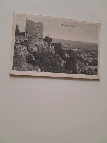 AK Mödling. Schwarzer Turm. (1923)