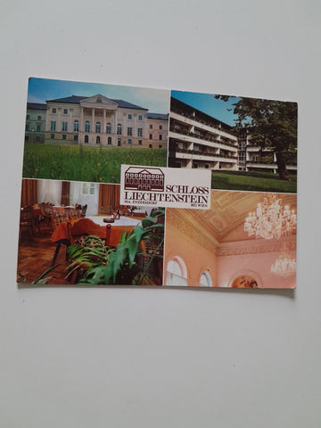 AK Schloß Liechtenstein. Maria Enzersdorf. Am Hausberg 1.