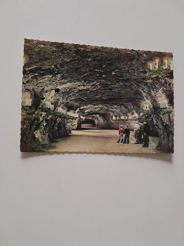 AK Hinterbrühl bei Mödling. Seegrotte. Barbarastollen.