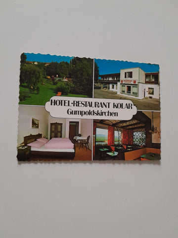 AK Gumpoldskirchen. Hotel Restaurant Kolar.