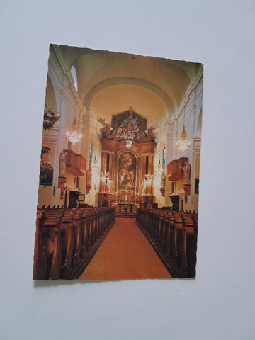 AK Stadtpfarrkirche Poysdorf. Kircheninneres.