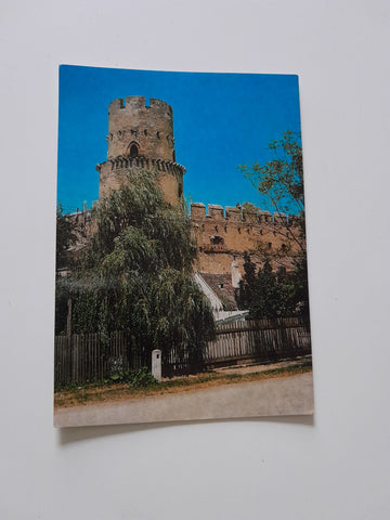 AK Laa an der Thaya. Südwestl. Burgturm und Wehrmauer der ehem. Wasserburg.
