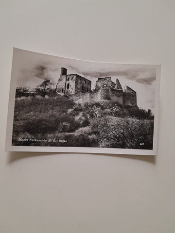 AK Markt Falkenstein. Ruine.