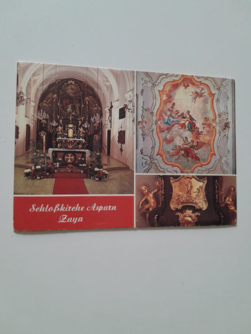 AK Schloßkirche Asparn/Zaya.