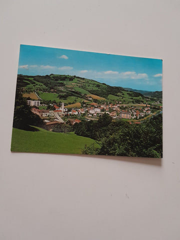 AK Traisen. Blick zum Buchberg und Campingplatz.