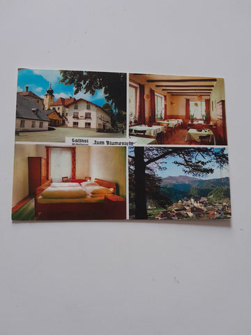 AK St. Aegyd am Neuwalde. Gasthof Pension zum Blumentritt. Heinrich Hollerer.