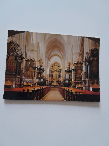 AK Lilienfeld. Zisterzienserstift. Stiftskirche Hauptschiff.