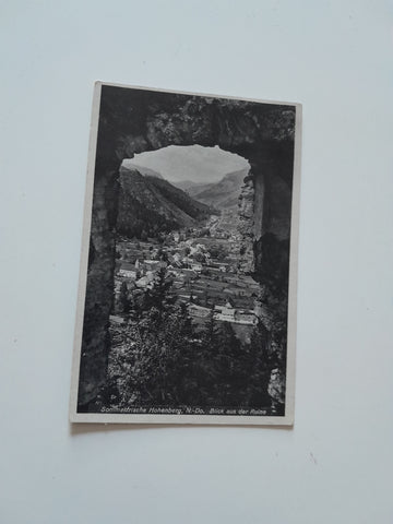 AK Hohenberg. Blick aus der Ruine. (1944)