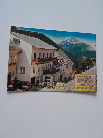 Annaberg. Franz Petermann. Gasthof und Pension Zum Touristen.