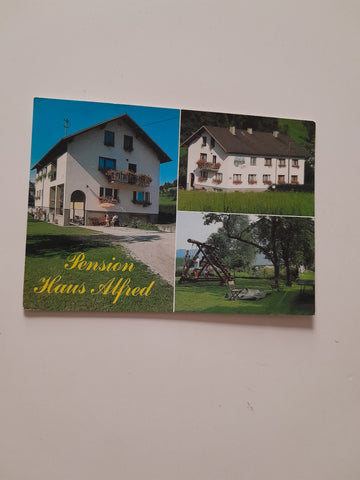 AK Texing. Pension Haus Alfred. Hermine Ehrenberger. Steingrub 25.