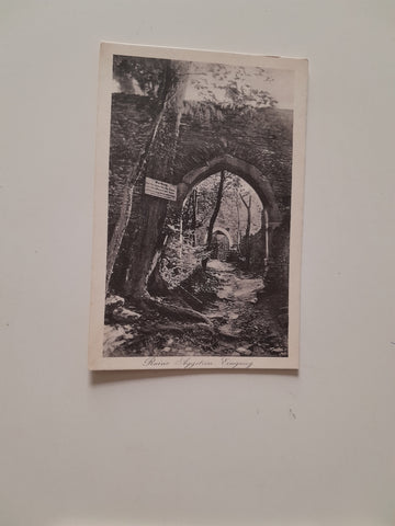 AK Ruine Aggstein, Eingang.