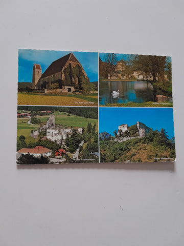 AK St. Anna im Felde. Schloß Pöggstall. Ruine Streitwiesen. Ruine Mollenburg.
