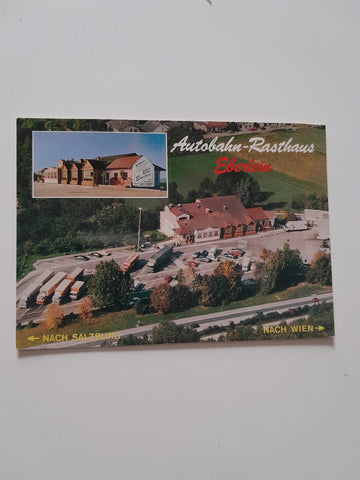 AK Autobahn-Rasthaus Eberlein. Kemmelbach.