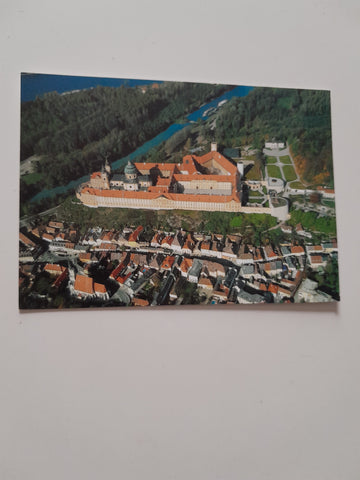 AK Stift Melk. Luftaufnahme.