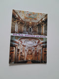 AK Stift Melk. Bibliothek und Kirche.