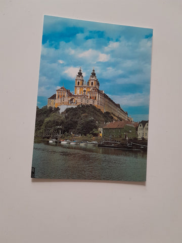 AK Stift Melk von Westen.