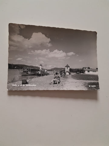 AK Melk an der Donau. Schiffstation.