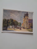 AK Basilika Maria Taferl mit Blick ins Donautal.