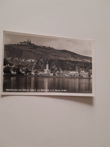 AK Wallfahrtskirche Maria Taferl mit Marbach an der Donau. (1935)