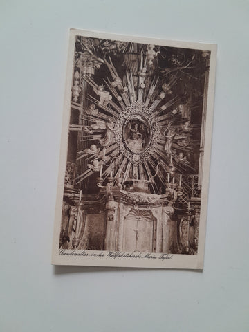 AK Gnadenaltar in der Wallfahrtskirche Maria Taferl. (1924/25)