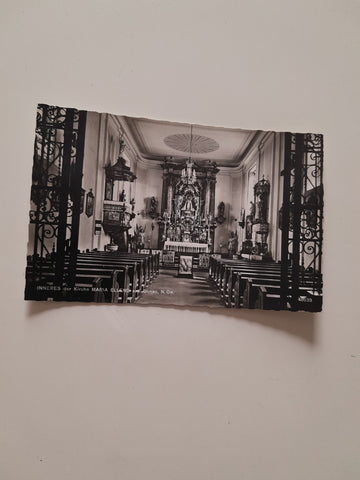 AK Maria Ellend. Inneres der Kirche. (1958)