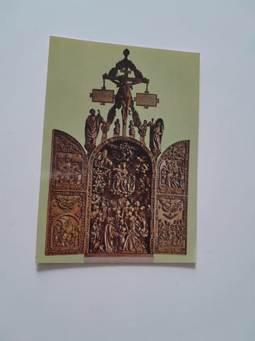 AK Mauer bei Melk. Gotischer Flügelaltar.