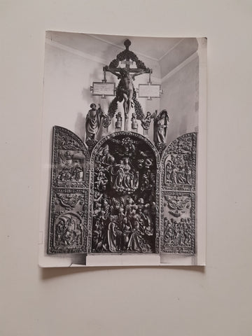 AK Mauer bei Melk. Spätgotischer Schnitzaltar.