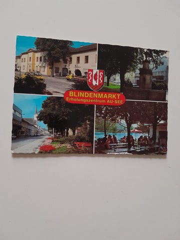 AK Blindenmarkt. Erholungszentrum Au-See.