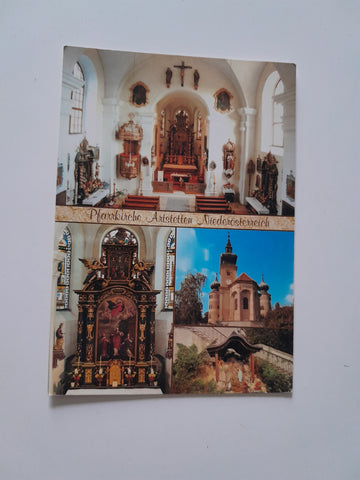 AK Artstetten. Pfarrkirche.