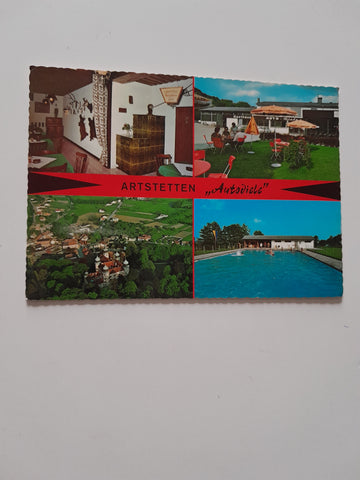 AK Artstetten. Gasthaus Autodiele. Familie Kloihofer.