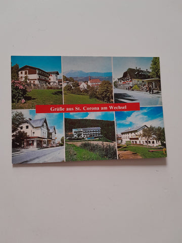 AK Grüße aus St. Corona am Wechsel.