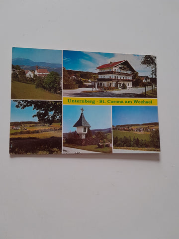 AK St. Corona am Wechsel. Unternberg. Gasthof Pension Fahrner.