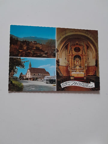 AK St. Corona gegen Schneeberg. Wallfahrtskirche.