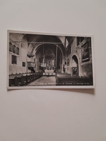 AK St. Corona am Wechsel. Inneres der Wallfahrtskirche.