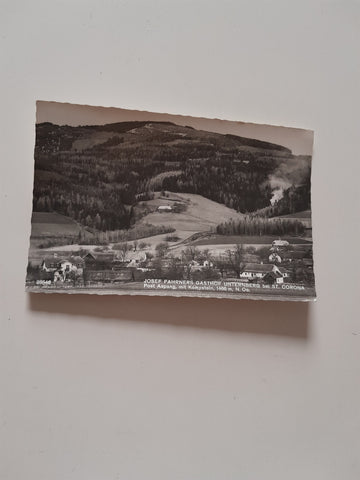 AK St. Corona am Wechsel. Josef Fahrners Gasthof Unternberg. (1962)