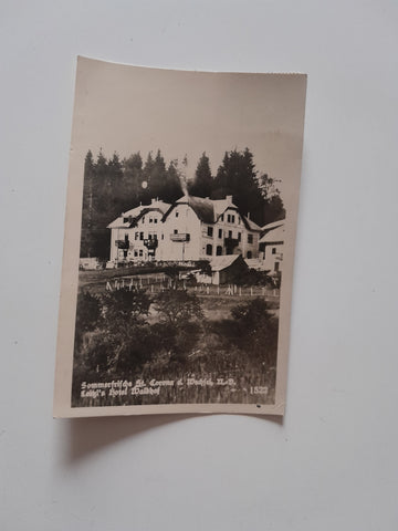 AK St. Corona am Wechsel. Loitzl's Hotel Waldhof. (1942)