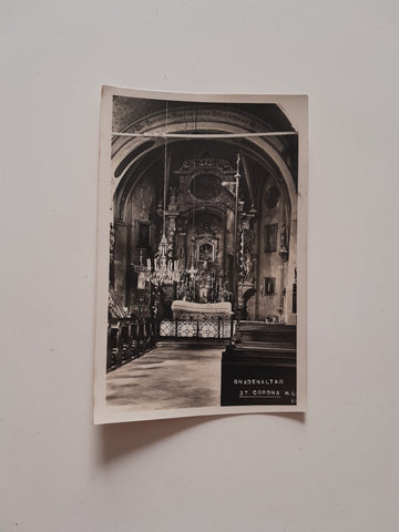 AK St. Corona am Wechsel. Wallfahrtskirche Gnadenaltar. (1931)