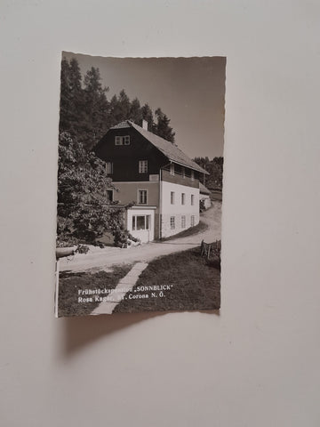AK St. Corona am Wechsel. Frühstückspension Sonnblick. Rosa Kager.