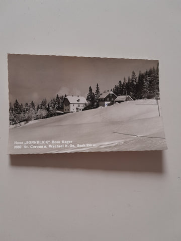 AK St. Corona am Wechsel. Haus Sonnblick Rosa Karger.