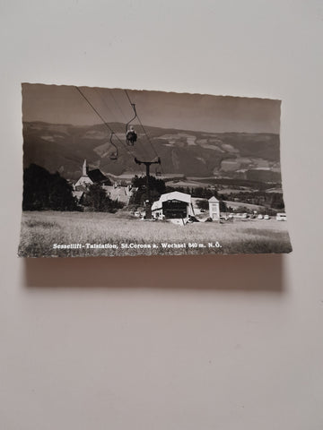AK St. Corona am Wechsel. Sessellift Talstation.
