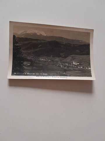 AK St. Corona am Wechsel. Blick auf Kirchberg.